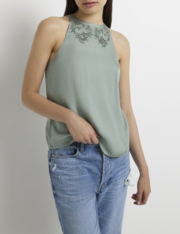 
						Bluza River Island, verde opalin
