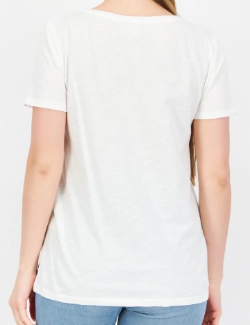 Tricou River Island, alb