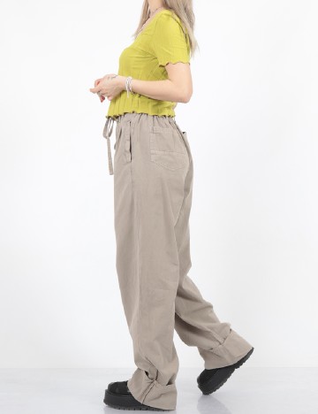 Pantaloni River Island, bej