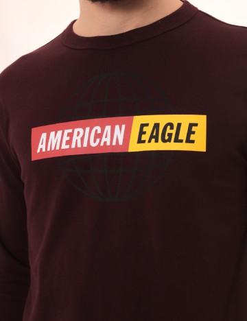 Bluza American Eagle, visiniu