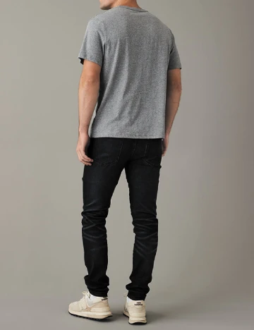 Blugi American Eagle, gri inchis