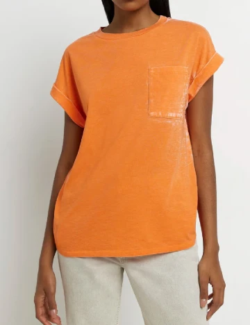 Tricou River Island, portocaliu