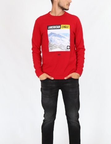 
						Bluza American Eagle, rosu