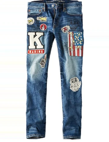Blugi American Eagle, bleumarin
