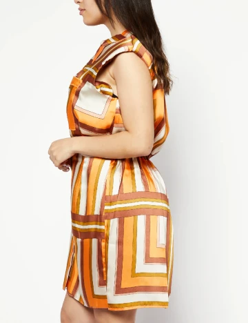 Rochie scurta River Island, portocaliu