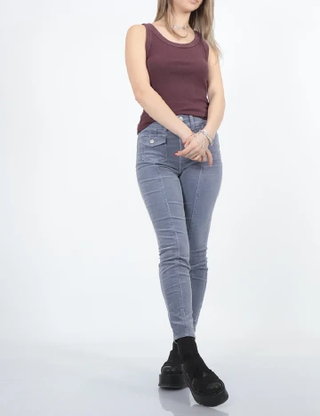 Pantaloni American Eagle, mov