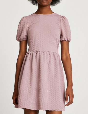 
						Rochie scurta River Island, roz pudra