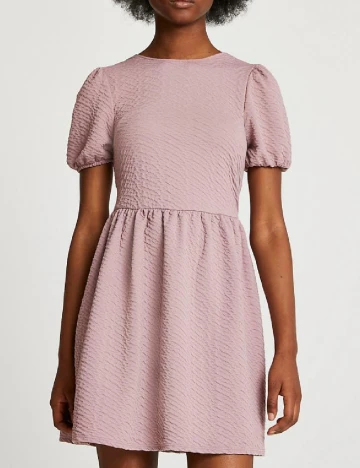 Rochie scurta River Island, roz pudra