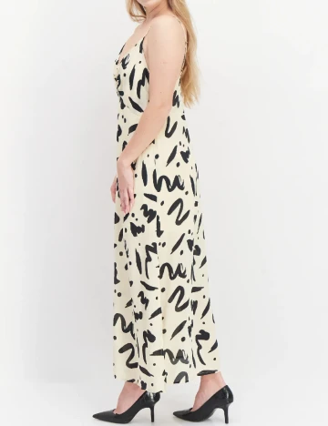 Rochie lunga River Island, crem