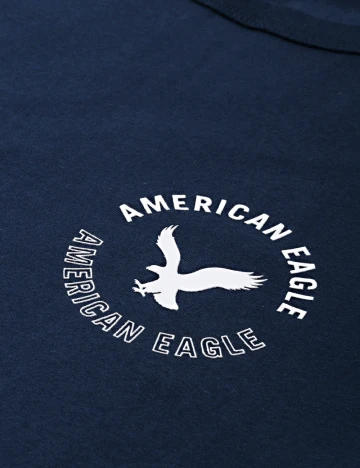 Tricou American Eagle, bleumarin Albastru