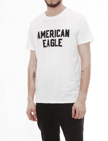 Tricou American Eagle, alb