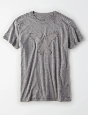 Tricou American Eagle, gri Gri