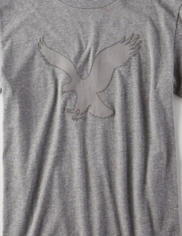 Tricou American Eagle, gri Gri