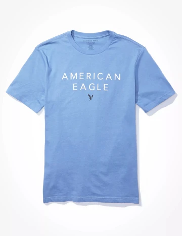 Tricou American Eagle, albastru Albastru
