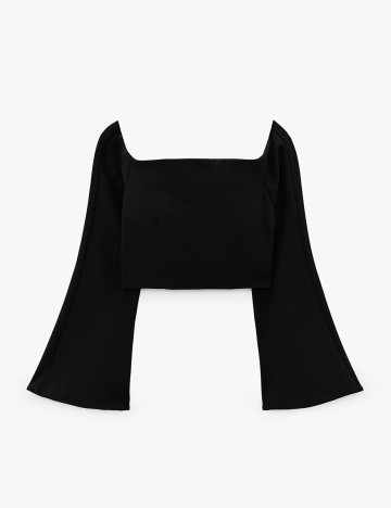 Top Zara, negru, M