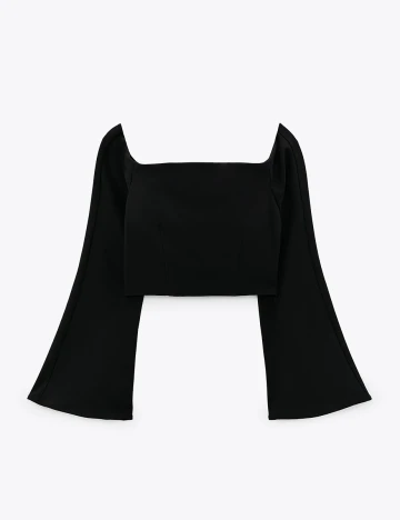 Top Zara, negru, M Negru