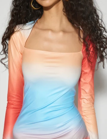 Rochie scurta Something New, mix culori