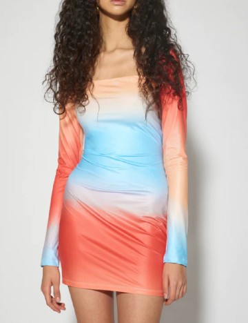 Rochie scurta Something New, mix culori