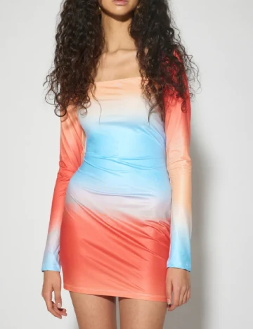 Rochie scurta Something New, mix culori
