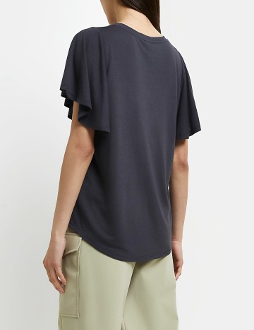 Tricou River Island, gri petrol