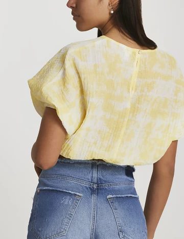 Bluza River Island, galben Galben