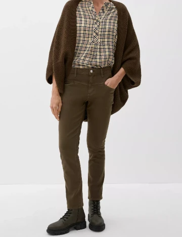 Pantaloni s.Oliver, kaki