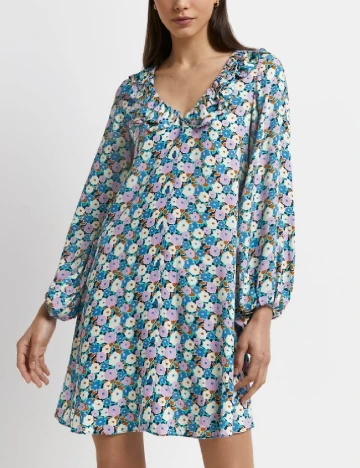 Rochie scurta River Island, imprimeu floral Floral print