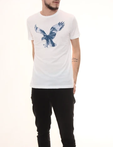 Tricou American Eagle, alb