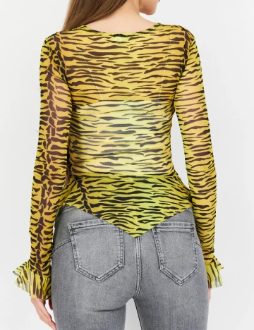 Bluza River Island, galben/negru
