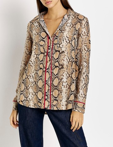 
						Camasa River Island, imprimeu sarpe