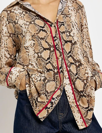 Camasa River Island, imprimeu sarpe