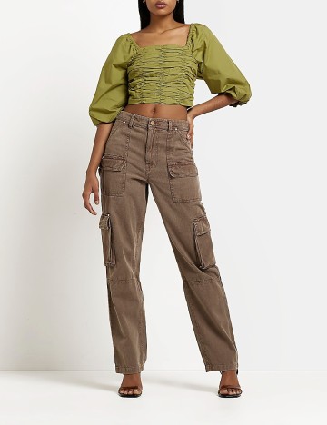 Top River Island, verde