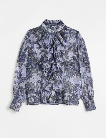 Camasa River Island, albastru