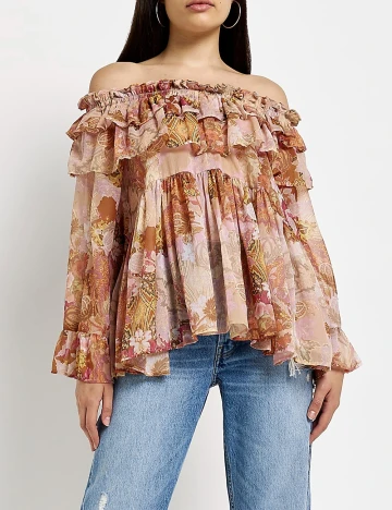 Bluza River Island, crem