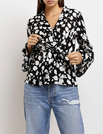 Bluza River Island, negru