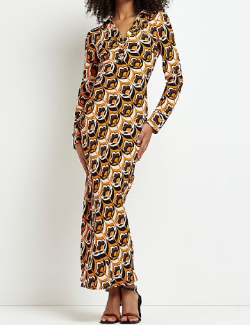 
						Rochie lunga River Island, portocaliu