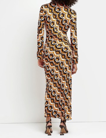 Rochie lunga River Island, portocaliu