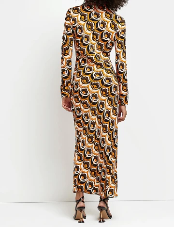 Rochie lunga River Island, portocaliu