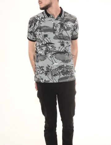 Tricou American Eagle, gri Gri