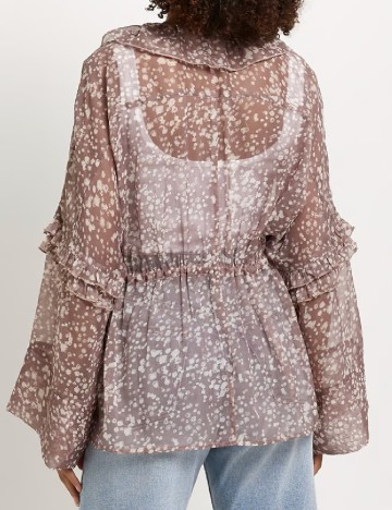 Bluza River Island, roz pudra inchis
