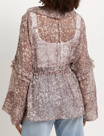 Bluza River Island, roz pudra inchis