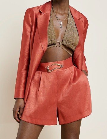 
						Pantaloni scurti River Island, caramiziu