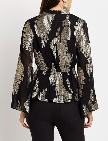 Bluza River Island, negru