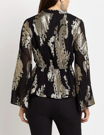 Bluza River Island, negru