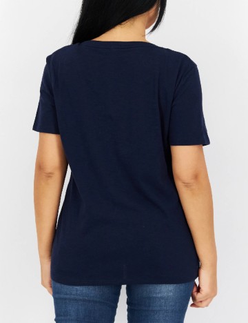 Tricou River Island, bleumarin