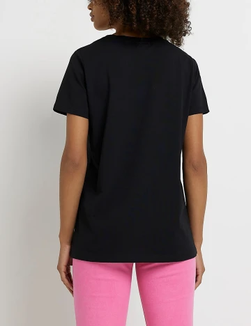 Tricou River Island, negru