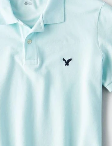 Tricou American Eagle, turcoaz Albastru