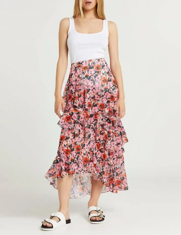 Fusta River Island, imprimeu floral Floral print