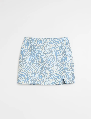 Fusta River Island, alb/albastru