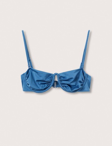 Sutien de baie Mango, albastru